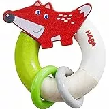 HABA 306690 - Greifling Klapperfuchs, Greifling ab 6 Monaten, made in Germany, Bunt