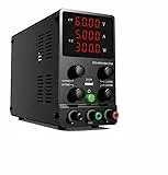 Einstellbare DC Netzteil 30V 10A 60V5A Labor Bench Netzteil Labor Stabilisierte Stromversorgung Spannungsregler Schalter 220V (Color : Red Display 30V10A, Size : 220V)