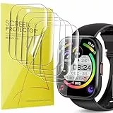 Blueshaweu Schutzfolie Kompatibel mit VKROBAG Smartwatch 1,85'' P114, HD klar Flexible TPU Displayschutzfolie [6 Stück] Kompatibel für VKROBAG P114 Smartwatch (transparent)
