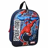 Sac à dos MARVEL AVENGERS SPIDER-MAN Beyond Amazing Homme Araignée - Sac à dos pour enfants | École | Maternelle - Couleur Bleu Foncé - Dimensions 29x22x9cm - 200-4524 Marine, bleu, Taglia unica