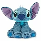 Disney Store Stitch Offizielles mittelgroßes Kuscheltier für Kinder, 38 cm, Kuscheltier mit Stickereien, Plüschoberfläche und beweglichen Schlappohren, geeignet ab 12 Monaten