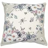 textile idea Kissenbezug 45x45 Gobelin, Deko Kissen mit Motiv, Kissenhülle, Dekokissen, Sofakissen - Kamille 1 STK.