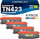 LOFBLAT TN423 TN421 Kompatibel für Brother MFC-L8690CDW TN-423 TN-423BK TN-421 für Brother MFC L8690CDW DCP-L8410CDW MFC-L8900CDW HL-L8260CDW HL-L8360CDW (Schwarz Cyan Gelb Magenta, 4-Pack)