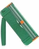 Firbon Papierschneider A4, 30,5 cm, Titan, gerader Papierschneider mit seitlichem Lineal für Scrapbooking, Basteln, Papier, Coupon, Etiketten, Karton