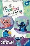 Ravensburger BeCreative Paper Art Quilling Stitch - Bastelset für Kinder ab 6 Jahren, Papierstreifen-Wickeln und Quilling für Mädchen und Jungen - 23750