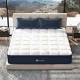 Avenco Matratze 160x200, Taschenfederkernmatratze, gewaschene Latex und hochelastische Schaumstoffmatratze, bilaterale Verstärkung, CertiPUR-US Zertifikat