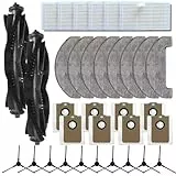Ersatzteil-Zubehör-Kollektion für MONSGA MS1 MAX Saugroboter, 9/24-teilig, inkl. Hauptbürste, Wischtücher und Filter (C)