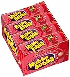 HUBBA BUBBA Kaugummi Erdbeere 20 Packungen (20 x 5 Stück)