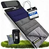 SkinWalker Schlafsack Winter Outdoor bis −15 °C mit Abnehmbarer Fleecedecke | Winterschlafsack für Erwachsene | 3–4 Jahreszeiten Sleeping Bag & Deckenschlafsack Schlafsack Sommer & Winter