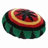 Rasta-Mütze aus Wolle, Reggae, Jamaika, hip hop Hippie Cap, Bunte Beanie-Totenkopf, lockere Baggy, Winter, Herbst