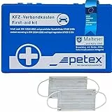 PETEX 43920005 Verbandkasten Inhalt nach DIN 13164:2022, blau