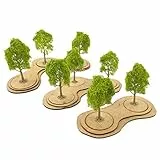 War World Gaming MDF Gemischt Baum Basen x 3 - Tabletop Wargame Spiele Diorama Gelände Landschaft Modellbau Modell Schlachtfeld Objektiv Miniatur Figur Wald