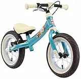 BIKESTAR Mitwachsendes Kinder Laufrad Lauflernrad Kinderrad für Jungen und Mädchen ab 3-4 Jahre | 12 Zoll Flex Sport Kinderlaufrad | Türkis | Risikofrei Testen