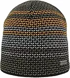 Eisglut Unisex Arrono Strickmütze, Schwarz.kurkuma, Einheitsgröße EU