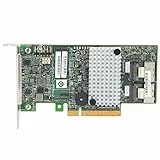 ASHATA 8-Port SATA/SAS RAID-Controller-Karte, LSI 9267-8i 2208 6 Gbit/s 512 MB PCI-E 2.0, Low Baffle