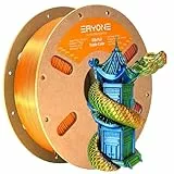 ERYONE Dreifarbiges Seiden PLA Filament 1.75mm,Seidiges Mehrfarbiges PLA-Filament für 3D-Drucker +/- 0,03 mm,Co-Extrusion Seiden PLA Filament 1 kg/Spule, Orangefarben & Blau& Grün
