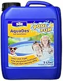 Söll 80464 AquaDes, 5 l - Pool-Desinfektion, Poolreinigung, Wasserpflege gegen Bakterien und Keime, Desinfektionmittel für Pool Planschbecken Schwimmbecken Kinderpool