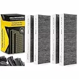 KF3TEC® Aktivkohlefilter-Set für Bora Basic BAKFS (4 Filter) und BIU/BHU/BFIU Dunstabzugshauben/Maximal 2 Stück pro Kunde - 2er Pack