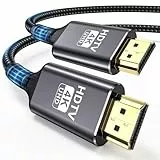 Gulemfy 4K HDMI Kabel 3Meter, HDMI 2.0 Kabel 4K@60Hz 18Gbps mit Ethernet/Audio Ruckkanal, Support 4K 3D HDR UHD 2160p 1080p Kompatibel mit Monitor, TV, Blu-ray, PS5/4/3, Xbox, Laptop