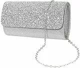 BBjinronjy Clutch, Abendtasche, Handtasche, Geldbörse, mit abnehmbarem Kettenriemen für Hochzeit, Cocktailparty, Damen