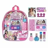 Barbie Make-up gefüllt Rucksack Set, einschließlich Lippenbalsam, Nagellack, Nagelfile, Haarbögen anderes Zubehör Alter 3+ für Partys Sleepovers Makeovers von Townley Girl