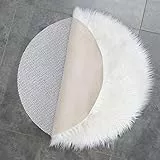 Teppich Wölkchen Teppich-Unterlage rutschfest Anti-Rutsch-Matte | Gleitschutz Teppich Stopper | Zuschneidbare Rutschmatte Universal für Schublade Auto Kofferraum | 150 cm rund
