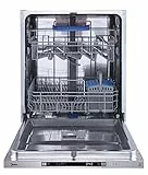 Midea SV 4.60 wi Geschirrspüler Vollintegriert 60cm, 14 Maßgedecke, 8 Programme, Automatische Türöffnung, LED Display, Leise, Vollwasserschutz, Spülmaschine Unterbaufähig