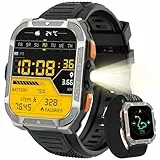 Blackview Smartwatch Herren mit integriertem GPS & Kompass, Bluetooth-Anrufe, 900 mAh Akku, Sportuhr mit Schrittzähler, Fitnessuhr, 110+ Sportmodi, Gesundheits und Schlafmonitor, Uhr für Android iOS