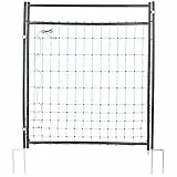 Kerbl Tür für Elektrozaunnetz (für Netze bis 106 cm, Öffnungsbreite 86 cm, schneller Aufbau, elektrifizierbar, Durchgang für Weidezaunnetze) 446517