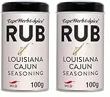 Cape Herb & Spice Rub, Louisiana Cajun g, 100 g (Packung mit 2)