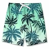 Belovecol Kinder Mädchen Jungen Badehose Mesh Shorts Schnell verstellbare Taille Badebekleidung Badeanzüge für Urlaub Strand 7-8 Jahre