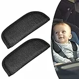 URAQT Baby Sicherheitsgurt Schulterpolster,2 Stück Universal Baby Autositz Gurtpolster Atmungsaktiv Schlafkissen Nackenstütze für Kinder Auto Gurtpolster Gurtschutz für Autositze und Kinderwagen