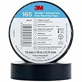 3M Temflex™ 165 165BK1E Isolierband Temflex™ 165 Schwarz (L x B) 10m x 15mm