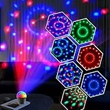 Tyonto Mini Discokugel, DJ MusikActivated Discolicht LED Party licht Lampe mit Fernbedienung- 3W RGB Dynamisch Disco Lichteffekte, diskokugel USB lichter,Partylicht ür Party/Halloween/Kinder/Hochzeit