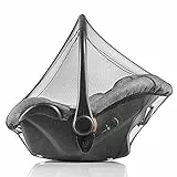 reer Insektennetz für Babyschalen, Moskitonetz passend für alle Modelle wie Maxi Cosi, schwarz