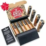 TIMBER TASTE® Grill Gewürze Geschenkset Männer - 5 erlesene BBQ Grillgewürze inkl. Rezepte - Grill Zubehör Valentinstagsgeschenke für Männer - Gewürze Set für Ihn - Geschenkset Valentinstag