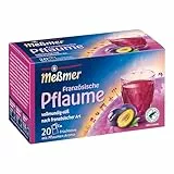 Meßmer Französische Pflaume | 20 Teebeutel | Glutenfrei | Laktosefrei | Vegan