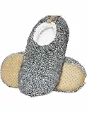 soxo Hausschuhe Herren Lustig Grau Pantoffeln Für Gäste Pantoletten Cozy Slipper 41/42 Hellgrau