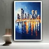 Diamond Painting Erwachsene Stadt Diamant Painting Bilder Farbe DIY Sticken Set Erwachsene, Geschenk Mädchen, 5D Full Diamant Malerei für Deko Wohnzimmer, Bausätze für Diamantmalerei 30x40 cm 0z-322