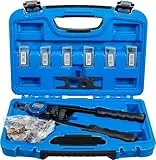 BGS 408 | Nietmutternzangen-Satz | 68-tlg. | M3 - M4 - M5 - M6 - M8 - M10 | inkl. Nietmuttern | Nietzange | Set