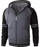 SwissWell Hoodies für Männer mit Kapuze Sweatshirts Reißverschluss Kapuzenjacke