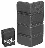 Fox Outdoor Thermositzkissen, faltbar mit Molle-Tasche (schwarz)