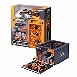 Bburago - Pit Stop McLaren MCL38 2024#4 Norris, Spielset mit Diorama, 1:43 und 6 Mechanikern, Detailgetreu, McLaren-Lizenz, Alter 3+