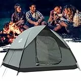 Camping Zelt, Kuppelzelte für 2-3 Personen (S)3-4 Personen(L), Familienzelt Camping Backpacking Zelte Wasserdicht & Winddicht Schnell Set-up Zelt für Picknick, Wandern, Outdoor Aktivitäte (2-3 person)