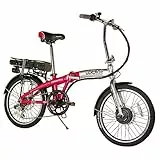 Swifty Unisex-Adult Liberte 20inch Folding e Bike, Red, one Size
