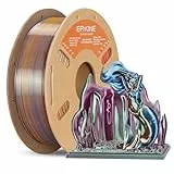 ERYONE HS Seide Vierfarbiges PLA-Filament für 3D-Drucker, 1,75 mm +/-0,03mm, Hyper Speed Coextrusion Filament PLA Shiny 1kg, Splendid Quartet (Rot & Gelb & Blau & Grün)