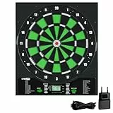 CyeeLife Elektronische Dartscheibe mit Deutsche Stimme,Innovativer Dartautomat mit 34 Spielen & 355 Varianten,8 Lautstärkestufen inkl. Stummschaltung,Electronic Dartboard für 1 bis 8 Spieler