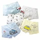 CM-Kid Babys Mutande, Set Intimo, Boxer per Ragazzi Boxershorts, Veicolo fuoristrada, 8-9 anni