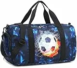 LEDAOU Sporttasche Kinder Schwimmtasche Jungen Damen mit Schuhfach und Nassfach Badetasche Teenager Kleine Reisetasche Fitnesstasche Sports Outdoor