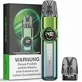 X-SAPCE ET5 E Zigarette Starterkit mit 1100mAh Akku, Nachfüllbar Vape Pod System für DTL/RDL/MTL